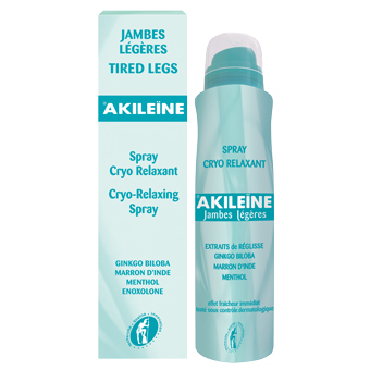 AKILÉÏNE® Spray cryo relaxant jambes légères 75 ml