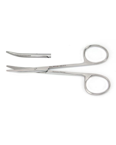 MILTEX® VANTAGE® Ciseaux Strabismus (4 pouces) à lames courbées
