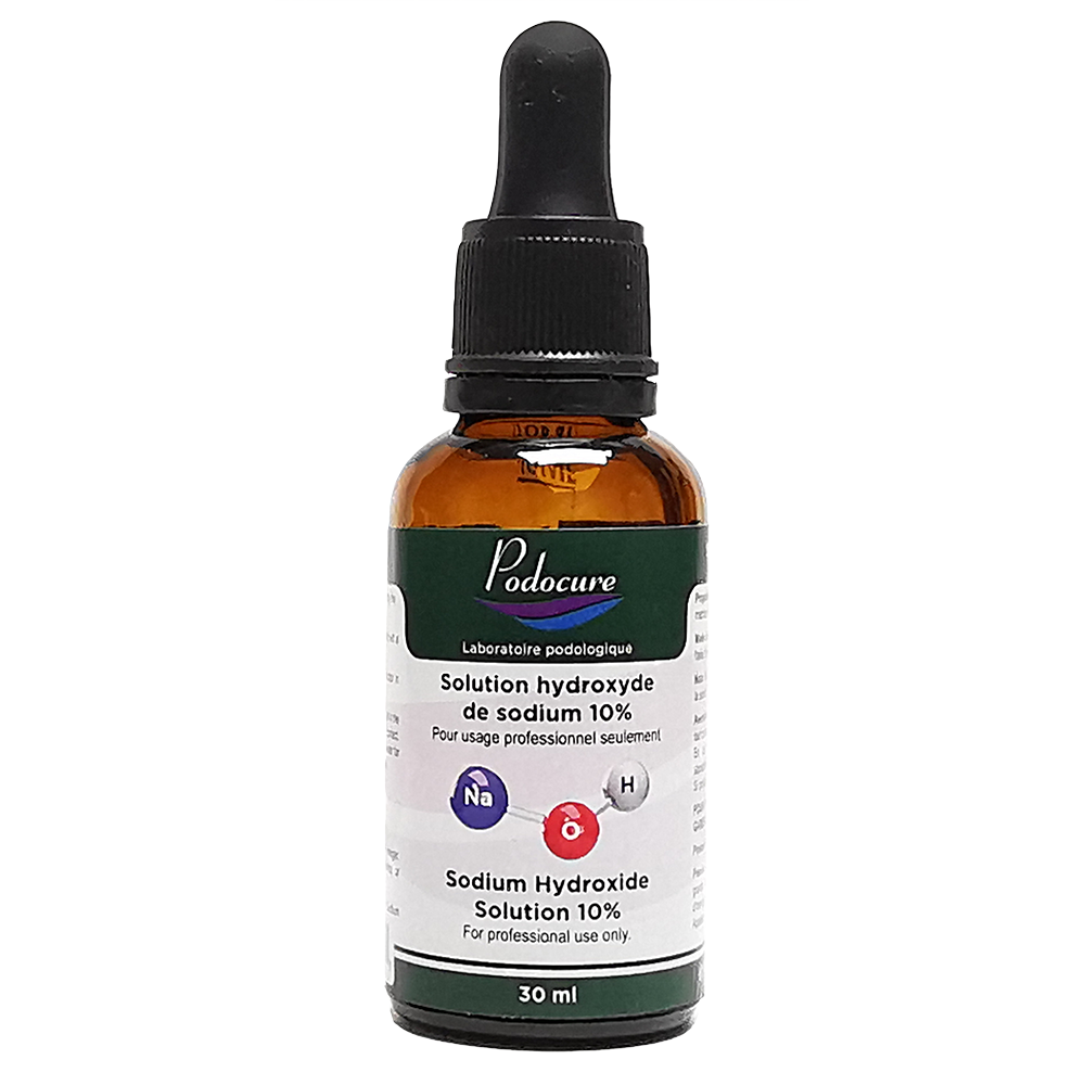 [4335] PODOCURE® Sodium Hydroxide Solution 10% NaOH - 30 ml