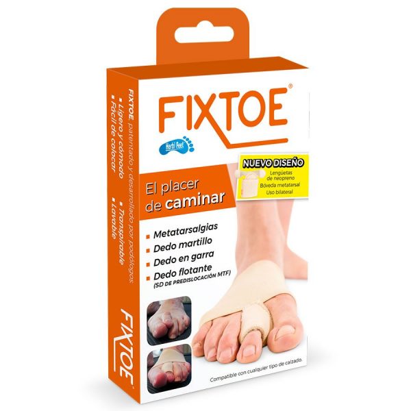 FIXTOE - Correcteur, protecteur et redresseur pour des déformations d'orteils - XPetit