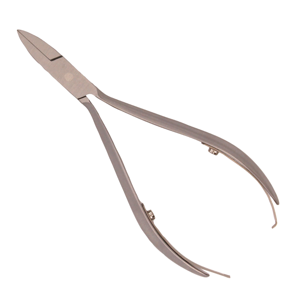 KIEHL® Pince à ongles double ressort (11.5 cm) inox - Mors droit extra fin- ongles incarnés