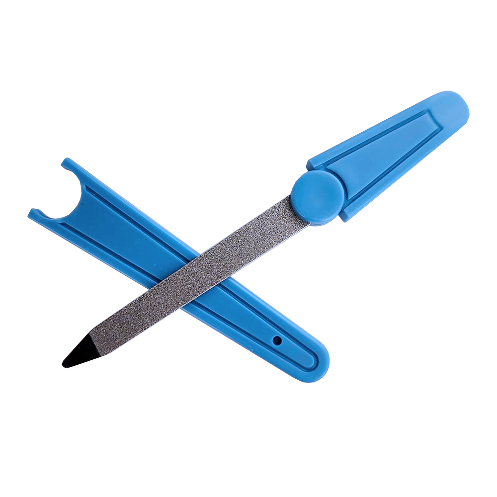 [6EE27-Bleu] Sapphire file for handbag (1) (Blue )