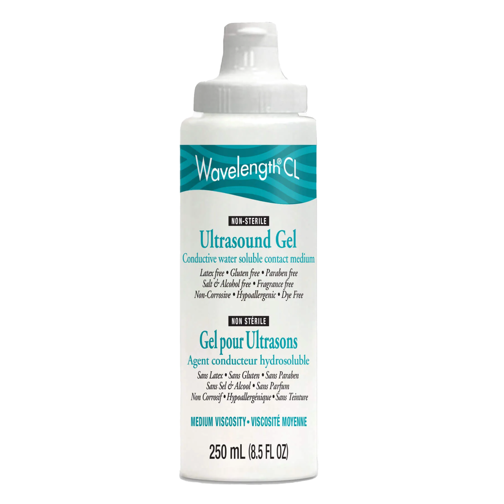 WAVELENGTH® All-purpose Ultrasound Gel Clear 250 ml (Case of 24)