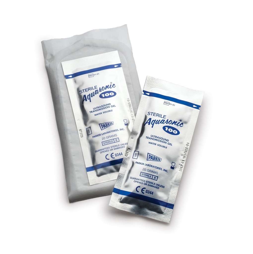 GEL A ULTRASONS AQUASONIC 20g P45 FOILPAC STÉRILE (Boîtes de 48)