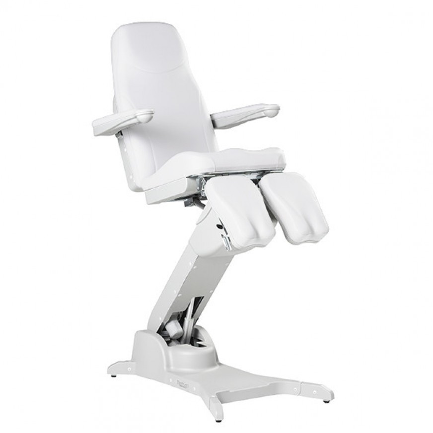 [265864.100.00] BENTLON® Fauteuil Podo Platinum TELE avec double appui pour les bras et les jambes - Blanc