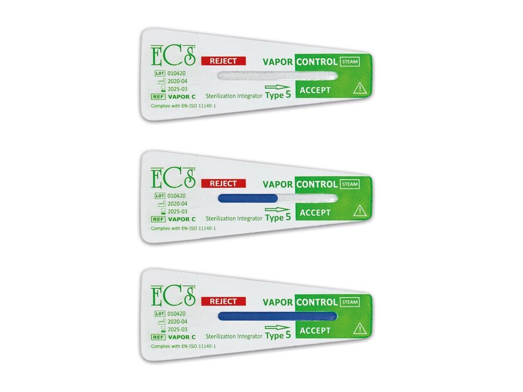 [5VAPORC] ECS-VAPOR C - Integrator for Type 5 Steam Sterilization Control - Pack of 250