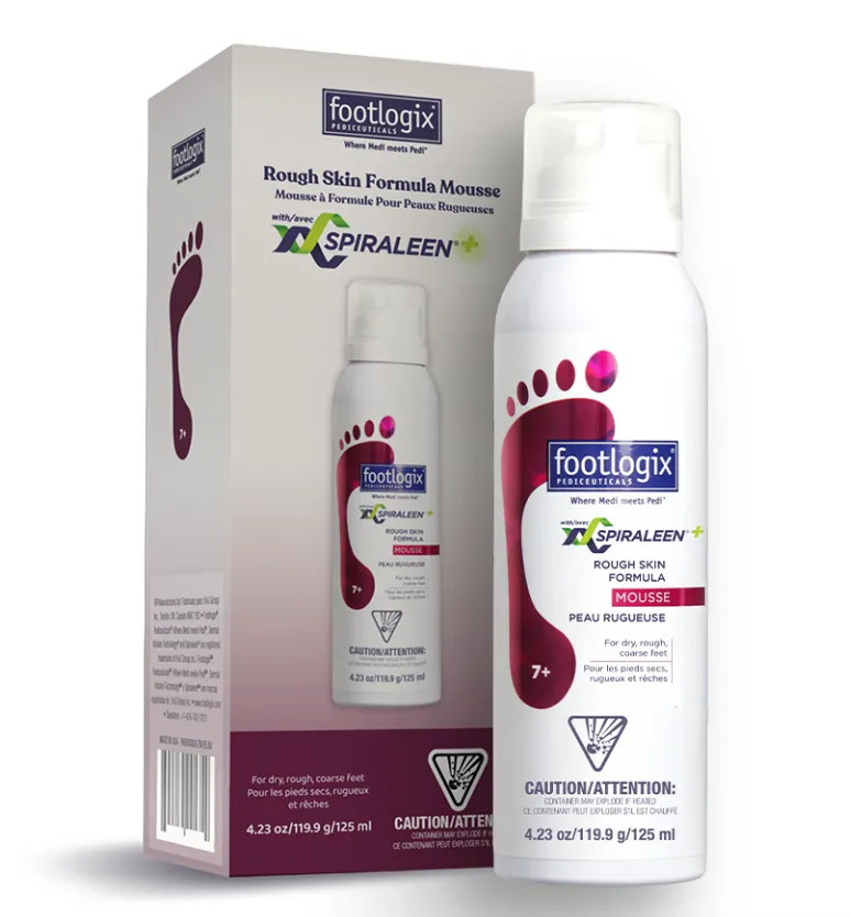 FOOTLOGIX® #7+ Formule Peau Rugueuse (en mousse) 125ml