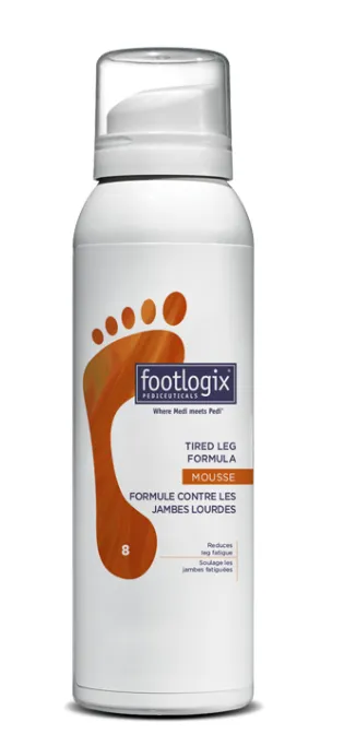 FOOTLOGIX® #8 Formule Jambes lourdes et fatiguées (en mousse) 125ml