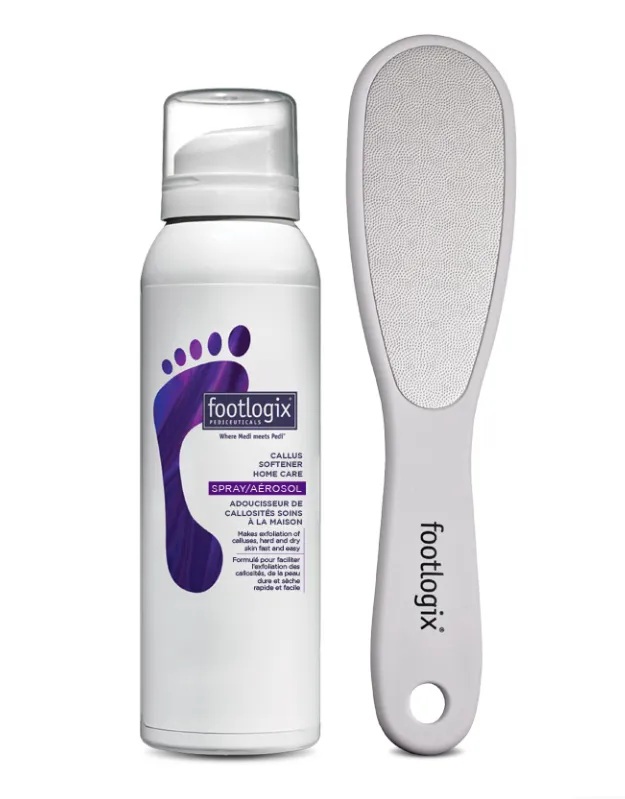 [103666] FOOTLOGIX® CALLUS SOFTNER 100mL & FILE - HOME KIT