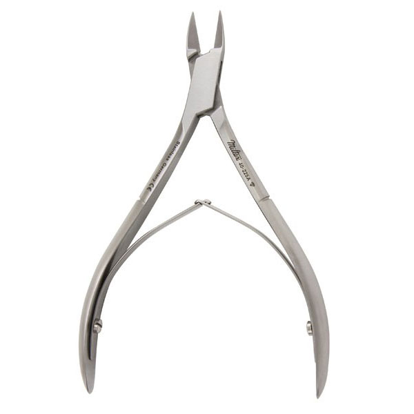 [140225ASS] **MILTEX® Pince à ongles incarnés à double ressort en acier inoxydable (4½ pouces) Mors droits et à bout étroit