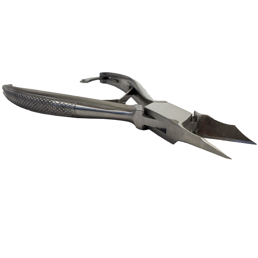 [13086-14CM INOX] KIEHL® Pince à ongles à double ressort - mors droit effilé - 14 cm