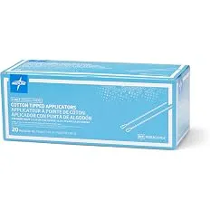 [MDS202000] MEDLINE - Sterile Cotton-Tipped Wood Applicator, 6", 2/Inner Pack
