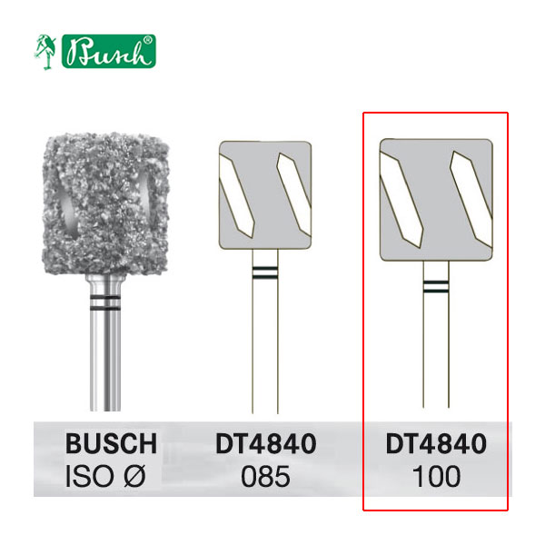 [2DT4840100] BUSCH® Fraise en diamant - Grain méga gros (DiaTWISTER)