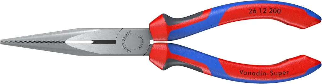 KNIPEX®Long Nose Pliers with Cutter 8''