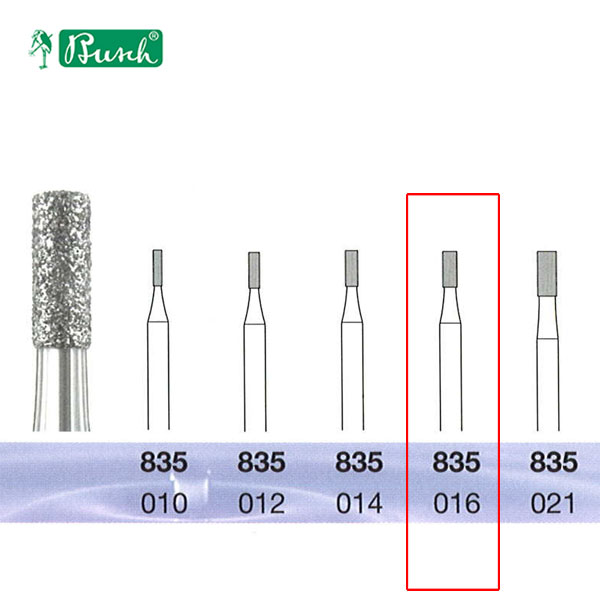 [2835016] BUSCH® Fraise en diamant - Grain moyen