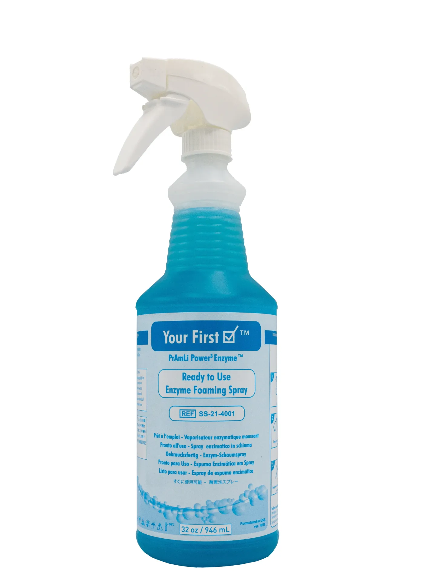[BM-SS21-4012-R0] PrAmli Enzyne RTU Spray mousse haute densité 32 oz
