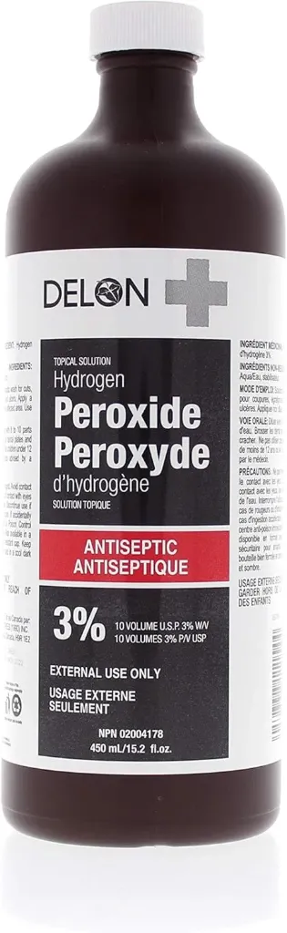 [D210R-1DELONCAN] Perox USP 3% ENG/FRE Round - 473 ml