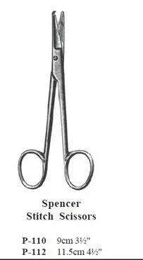 [1P-112] ALMEDIC®Spencer stitch scissors 4 1/2