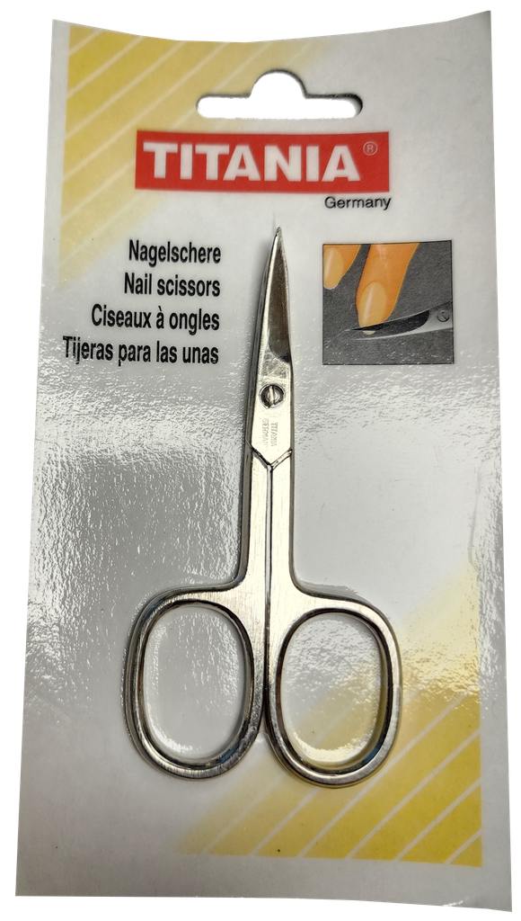 TITANIA® Cuticle scissors - Curved