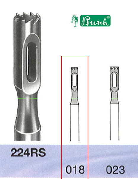 BUSCH® Stainless Steel Bur (hollow)