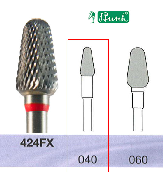 *BUSCH® Fraise en carbure de tungstène - Denture croisée fine