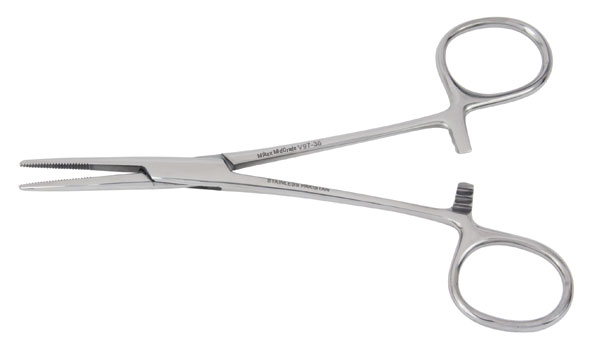 [1V97-36] MILTEX VANTAGE® Pince hémostatique Kelly - bouts droits - 5½ pouces