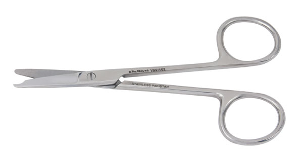 *MILTEX® VANTAGE® Ciseau droit à sutures Littauer Jr. (4½ pouces) à bouts ronds