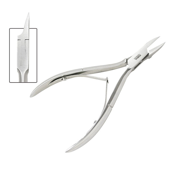 [13061-13CM] KIEHL® Pince à ongles à double ressort - mors droits et effilés - 13 cm
