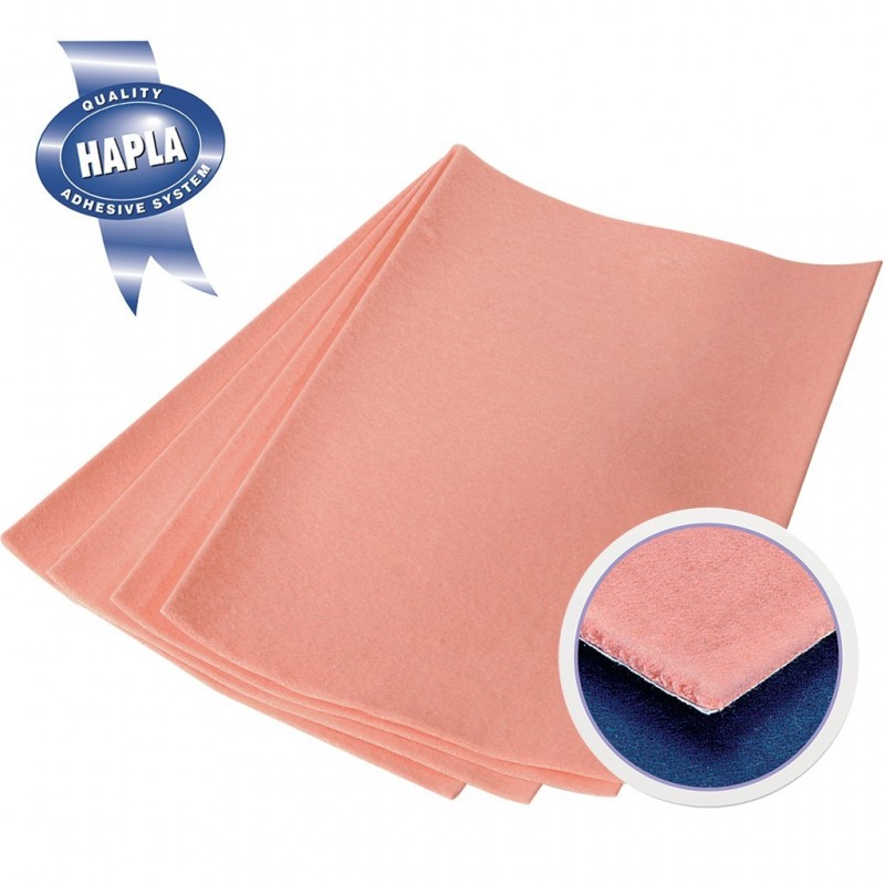 HAPLA® Fleecy Web - Feutre de podologie adhésif en coton hypoallergénique (4 feuilles) 2 mm