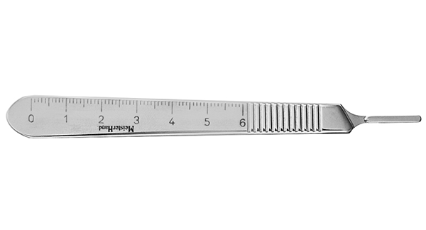 [1A6-103-16103] ALMEDIC® Graduated scalpel handle no.3 in stainless steel 