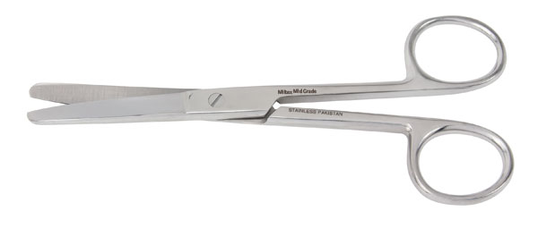 MILTEX® VANTAGE® Ciseaux droits (4½ pouces) à bouts ronds