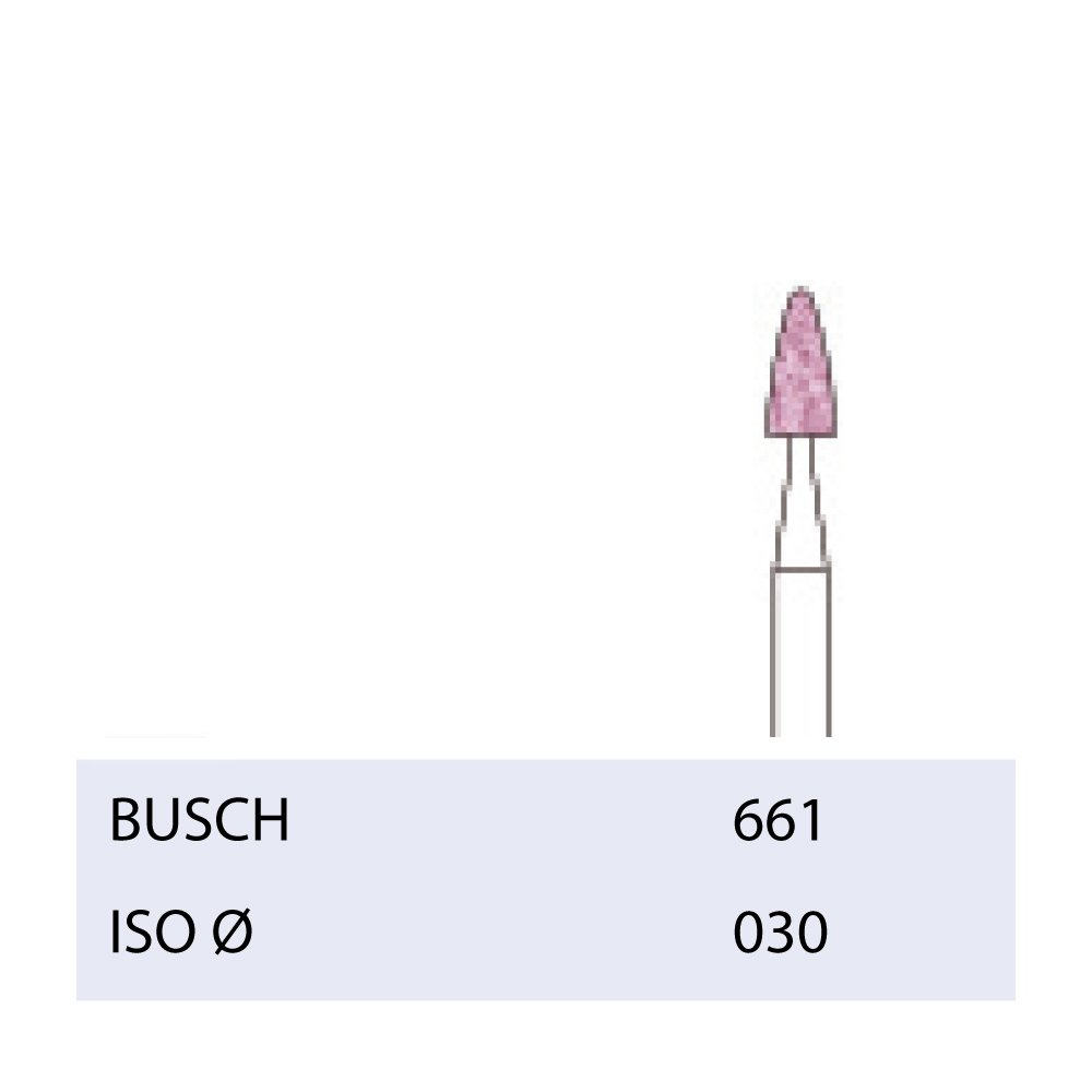 [2661030] BUSCH® Fraise en corindon affinée (rose)