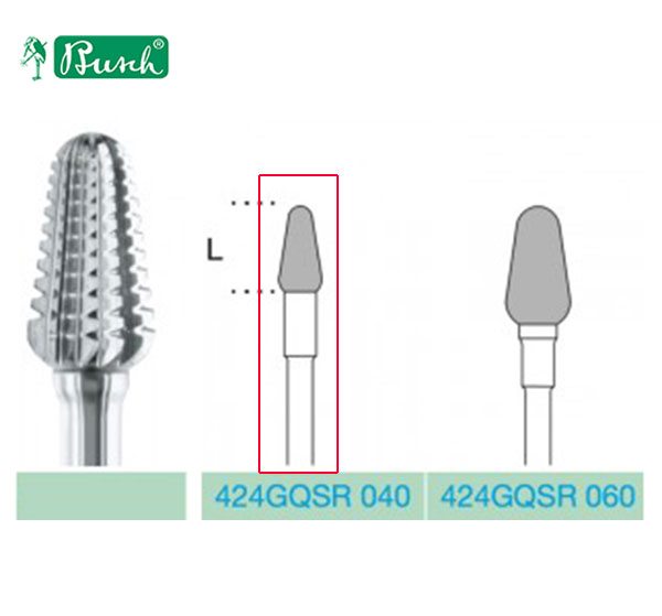 *BUSCH® Fraise en carbure de tungstène - Denture GQSR