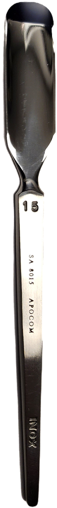 Gouge monobloc - Acier Inoxydable - 15 mm