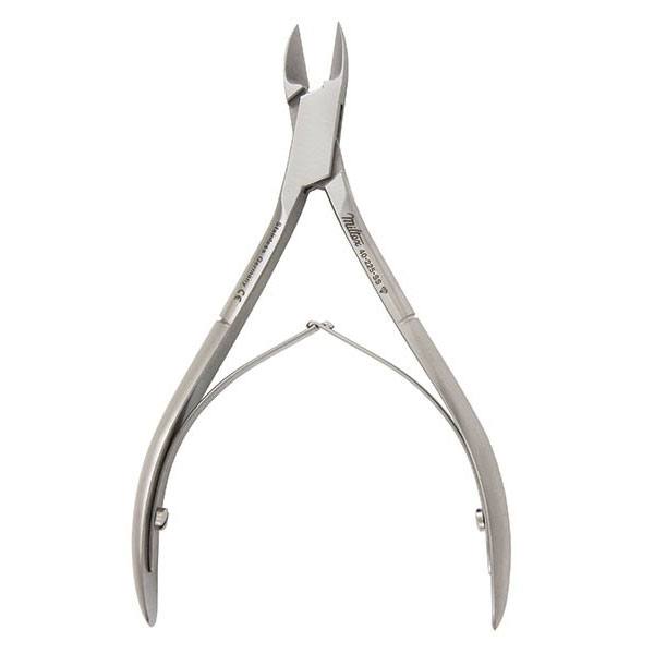 MILTEX® Pince à ongles à double ressort en acier inoxydable - Mors droits - 4½ pouces