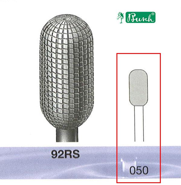 [292RS050 - J34] BUSCH® Fraise en acier inoxydable - Denture droite fine