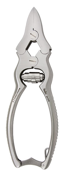 [140218SS] MILTEX® Pince à ongles en acier inoxydable avec double articulations - Mors droits - 6 pouces