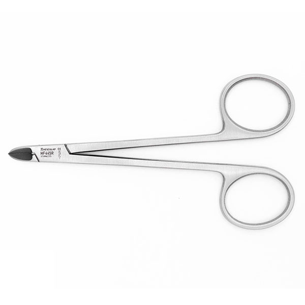 [1HF445R] AESCULAP® Pince à cuticules - bec droit - 9 mm