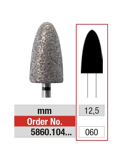 EDENTA® Fraise conique large en diamant - grain moyen