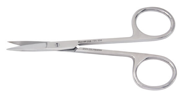 MILTEX® VANTAGE® Ciseaux droits Iris (4½ pouces) à bouts pointus