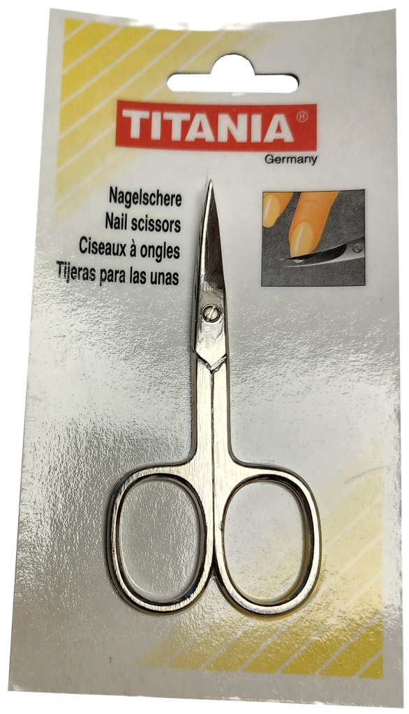TITANIA® Nail scissor - Curved