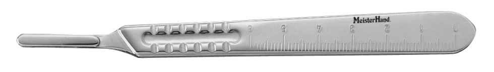 MILTEX® MH Manche de bistouri extra fin no.4 en acier inoxydable