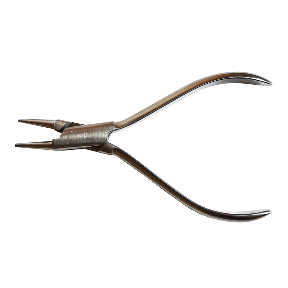 [1BA139] Pince à bec rond - Acier Inoxydable - 14 cm