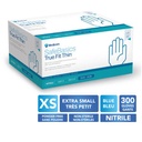 MEDICOM® SafeBasics™ True Fit Thin™ Gants en nitrile texturés sans poudre - Très petit (300) Bleu