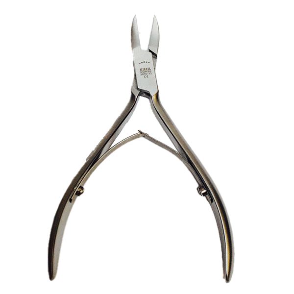 [13090-11CM INOX] KIEHL® Pince à ongles à double ressort - mors concaves - 11 cm
