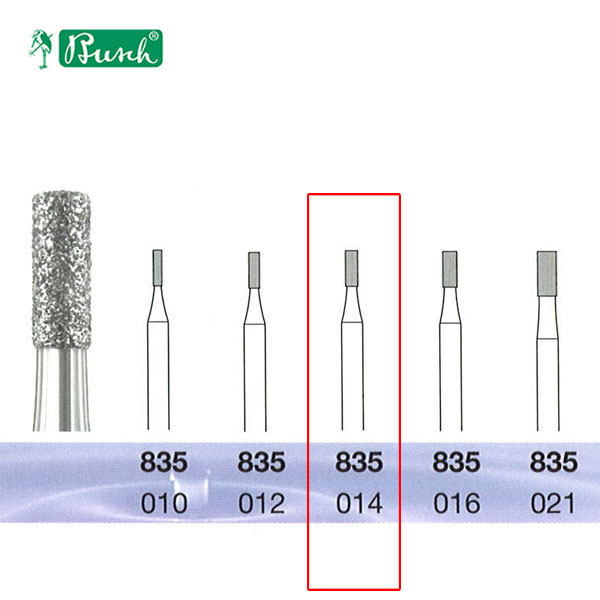 [2835014] BUSCH® Fraise en diamant - Grain moyen
