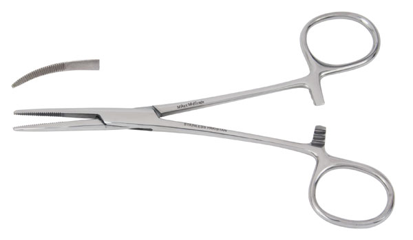 MILTEX® VANTAGE® Pince hémostatique Kelly - bouts courbés - 5½ pouces