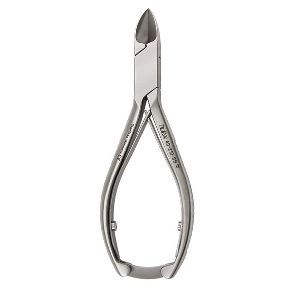 [140-210SS] MILTEX® Pince à ongles à double ressort - Mors concaves - 5½ pouces