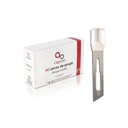 [13002-8] CAPRON® Lames de gouge Nº8 en acier inoxydable (50)