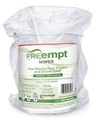 [42043-REFILL] PREempt® Disinfectant Wipes (160) 6"x6.8" (Accel TB) - Refill